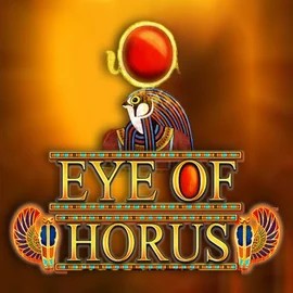 Slots logo of Eye of Horus from RTG (Reel Time Gaming) at Wolf Casino