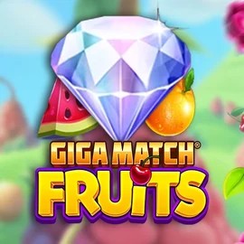 Giga Match Fruits slot visual from RubyPlay available on wolfscasino.it